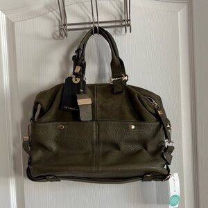 Olive Green Women's Satchel Handbag Moda Luxe